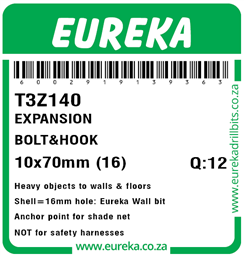 T3Z140 - Expansion Bolt -T3Z140_Label_T